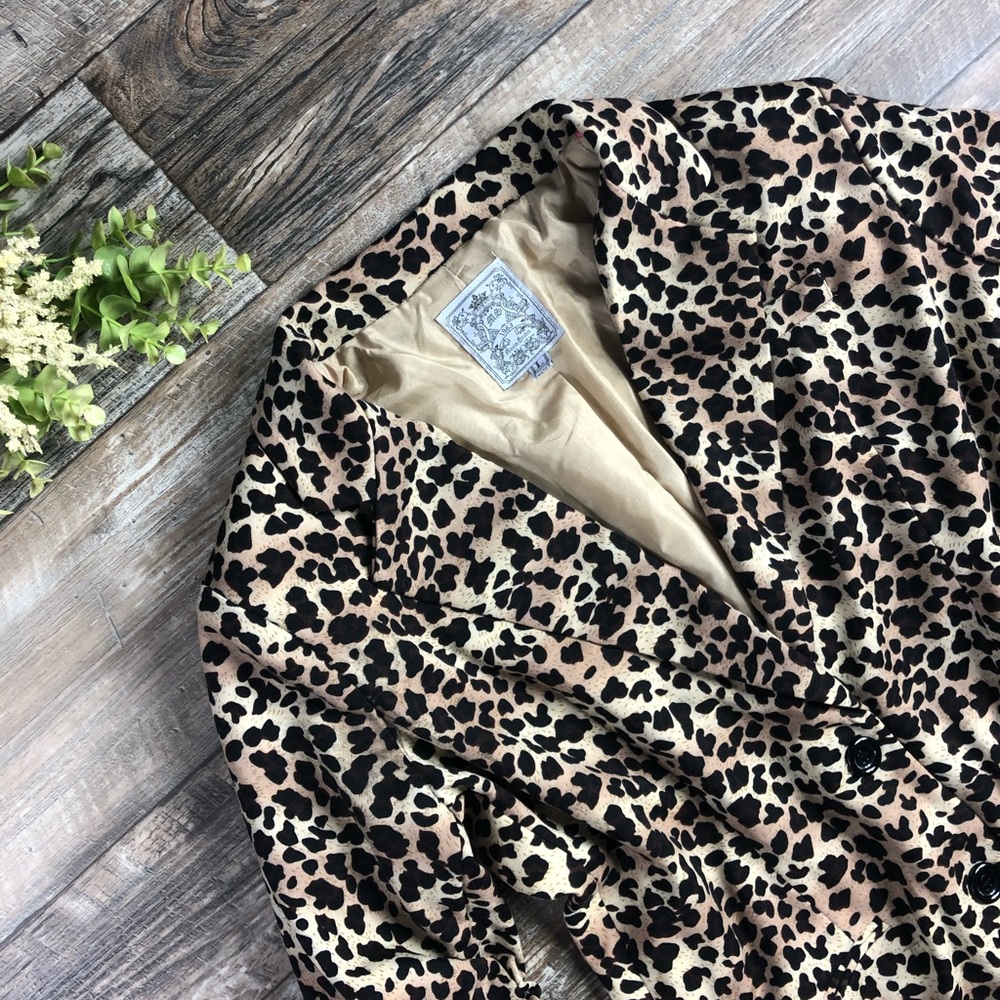 Maxim Studio • Animal Print Blazer